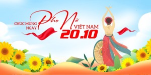 Banner chúc mừng ngày phụ nữ việt nam file CDR mẫu PN284