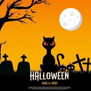 Banner lễ hội halloween file PSD mẫu MB198