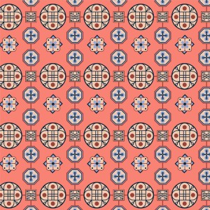 Pattern họa tiết ngày tết file vector mẫu 25R1303