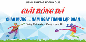 Backdrop giải bóng đá mẫu 50 file Corel