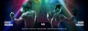 Banner thể thao giải thi đấu boxing F05 file PSD