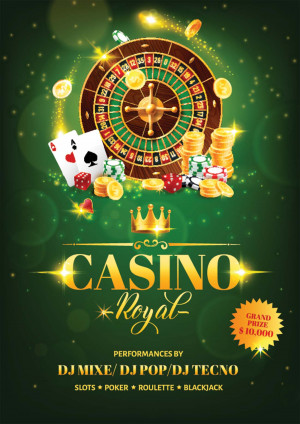 Poster trò chơi casino file EPS và AI mẫu T104