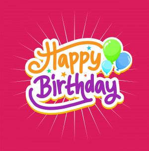 Bộ chữ typo happy birthday mềm mại file EPS và AI mẫu K83