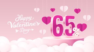 Banner sale ngày valentine file vector mẫu BV240