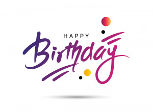 Bộ chữ typo happy birthday file EPS và AI mẫu K92