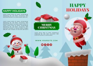 Banner ông già noel dịp lễ giáng sinh file vector mẫu BN337