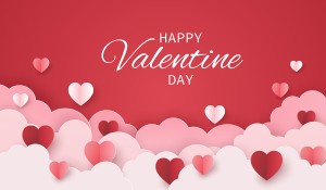 Banner ngày valentine file vector mẫu BV321