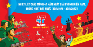 Pano ngày lễ 30/4 và 1/5 file CDR mẫu K58