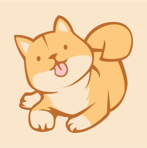 Bộ sưu tập những chú cún cute file vector mẫu CM185