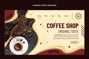 Banner quảng cáo coffee file EPS và AI mẫu CF94