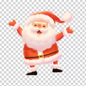 Hình ảnh ông già noel file PNG mẫu BN47