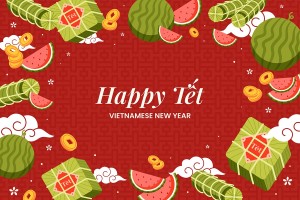 Banner tết nguyên đán file vector - mẫu số 516