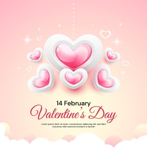 Banner dịp lễ valentine file vector mẫu BV220