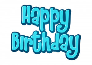 Bộ chữ typo happy birthday file EPS và AI mẫu K122