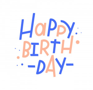 Bộ chữ typo happy birthday cách điệu file EPS và AI mẫu K39