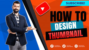 Ảnh thumb kênh youtube mẫu T44 file PSD