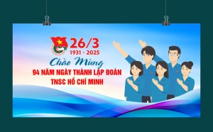 Backdrop đoàn thanh niên Hồ Chí Minh