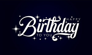 Bộ chữ typo happy birthday file EPS và AI mẫu K124