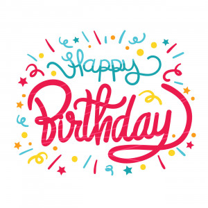 Bộ chữ typo happy birthday mềm mại file EPS và AI mẫu K155