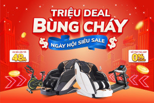 Banner ngày hội sale ghế massage file AI - mẫu số 755