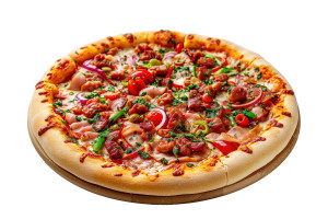 Hình minh họa bánh pizza thịt bò băm file JPG - mẫu số 683