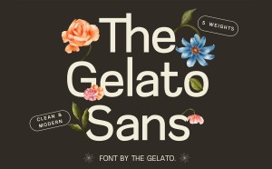 Font chữ sans-serif hiện đại TH GelatoSans Việt hóa