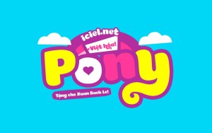 Font chữ béo tròn iCiel Pony Việt Hóa