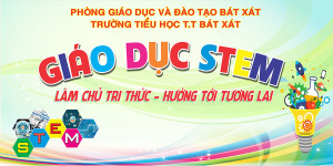 Backdrop Phông nền phương pháp giáo dục Stem - File Corel