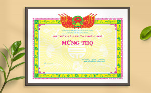 Mẫu giấy mừng thọ File Corel 49