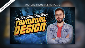 Ảnh thumbnail kênh youtube file PSD - mẫu số 849