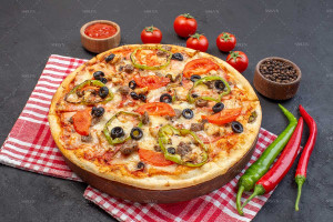 Hình ảnh quảng cáo bánh pizza file JPG - mẫu số 374