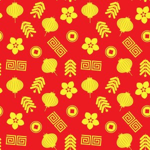 Pattern họa tiết ngày tết file vector - mẫu số 119