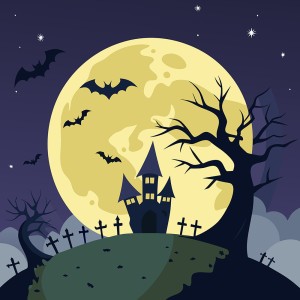 Background lễ halloween kinh dị file EPS và AI mẫu MB40