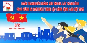 Backdrop công nhân hướng về ngày thành lập Đảng Cộng sản Việt Nam file CDR và PSD mẫu CR69