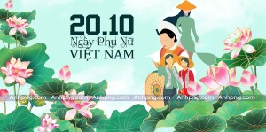 Banner chúc mừng ngày phụ nữ việt nam file CDR mẫu PN297