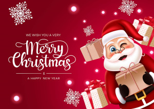 Banner lễ tặng quà đêm noel file EPS