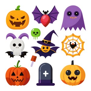 Hình minh họa nhân vật lễ hội halloween file EPS - mẫu số 131