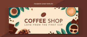 Banner quảng cáo coffee file EPS và AI mẫu CF121