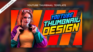 Ảnh thumb kênh youtube mẫu T43 file PSD