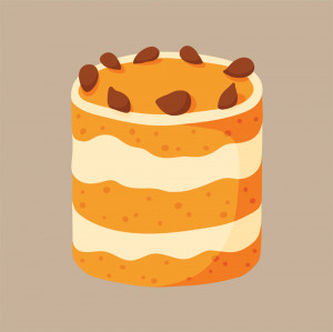 Hình minh họa bánh kem file EPS - mẫu số 159