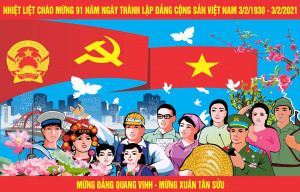 Pano mừng Đảng mừng xuân 2024 file CDR mẫu D22