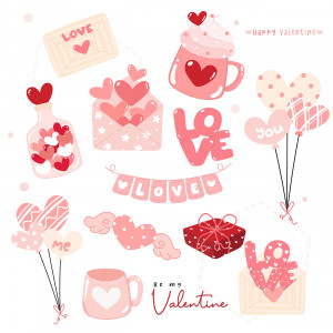 Ảnh minh họa quà tặng ngày valentine file EPS