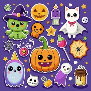 Hình minh họa nhân vật lễ hội halloween file EPS - mẫu số 518