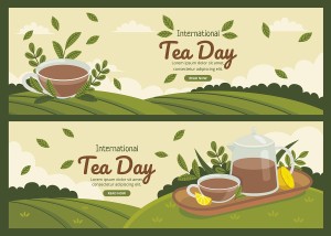 Banner quảng cáo trà chanh file vector mẫu DE98