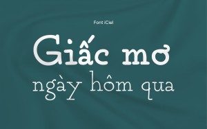 Font chữ hoạt hình iCiel Grandma Việt Hóa