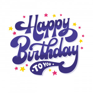 Bộ chữ typo happy birthday file EPS và AI mẫu K64