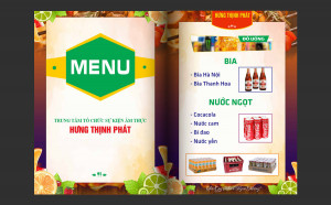 Menu trung tâm tổ chức sự kiện file CDR