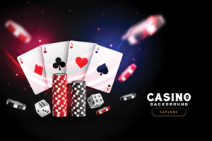 Banner trò chơi casino file EPS và AI mẫu T67