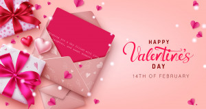 Banner thiệp chúc mừng ngày lễ valentine file EPS và AI mẫu V68