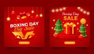 Banner sale dịp lễ giáng sinh file vector mẫu BN339